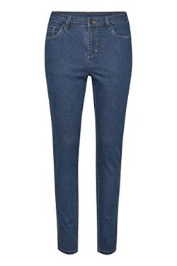 Kaffe Damen KAvicky Jeans Hose, Medium Blue Washed Denim, 38 von KAFFE