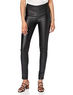 Kaffe Damen Leggings Ada Coated Jeggings, Schwarz (Black Deep 50600), 36 von KAFFE