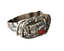 Gürteltasche,Camo Wasserdicht Bauchtasche Camouflage Hüfttasche Nylon Geldgürtel für Männer Kinder Jungen Laufen Wandern Reisen Sport 13,65 * 4,68 Zoll von KAIAIWLUO