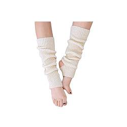 KAIAIWLUO Gestrickt Beinwärmer,Beinwärmer Stricken Beinstulpen für Das Yoga-Tanzen Das Turnhalle Ausübt Halten Warm von KAIAIWLUO