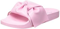 KALTUR Damen Pink Bow Pool Slide Flipflop, Rosa, 36 EU von KALTUR