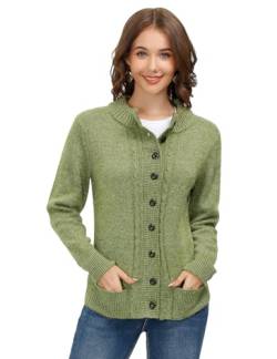 KANCY KOLE Damen Kuscheliger Cardigan aus Baumwolle für Damen S von KANCY KOLE