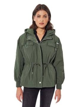 Kaporal Damen Damenjacke-Modell DWEN-Farbe Taupaki-Größe S, TAUPAK Braun, 36 von KAPORAL