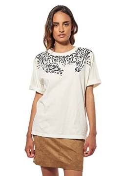 Kaporal Damen T-Shirt Modell FREL-Farbe: Off White-Größe M, Offwhi, M von KAPORAL