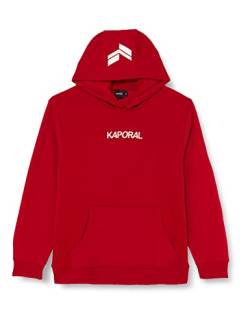 Kaporal Jungen Pagan Kapuzenpullover, Rubinrot, 12 Jahre von KAPORAL