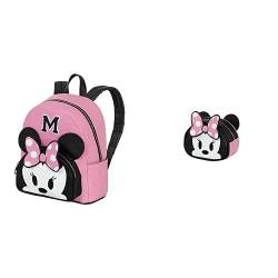 KARACTERMANIA Minnie Maus Heady Rucksack + Müntzgeldbörse von KARACTERMANIA