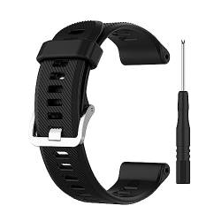 945 Lite Armband Kompatibel mit Garmin Forerunner 945 Lite Armband für Damen Herren, Silikonarmband wasserdichte Sportbänder Kompatibel mit Garmin Forerunner 945 Lite Wechselarmband, Schwarz von KAREN66