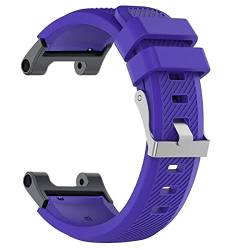 Armband Kompatibel mit Amazfit T-Rex/T-Rex Pro Armband - Sport Silikon Uhrenarmband Replacement Wechselarmband Ersatzarmband für Amazfit T-Rex/T-Rex Pro Smartwatch (Lila) von KAREN66