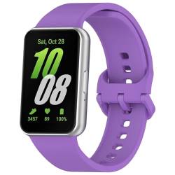 Armband Kompatibel mit Samsung SM-R390 Galaxy Fit 3 Armband für Damen Herren Sport Silikon Uhrenarmband Replacement Wechselarmband Ersatzarmband für Galaxy Fit 3 Smartwatch 20240318-08 von KAREN66