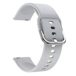 KAREN66 Armband Kompatibel mit Omega x Swatch Speedmaster Moonswatch Armband für Damen Herren Sport Silikon Uhrenarmband Replacement Wechselarmband Ersatzarmband für Moonswatch Watch, Grau von KAREN66