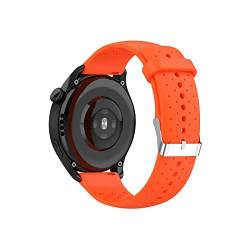 KAREN66 Armband Kompatibel mit Polar Vantage V3 Wechselarmbänder 22mm Ersatzarmband Sport Silikon Wechselarmband für Vantage V3 Uhrenarmband (Orange) von KAREN66
