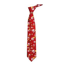 KAREN66 Krawatten für Weihnachten - Herren Weihnachts Krawatte Muster Woven Party Krawatte Feiertagskrawatten Festliche Krawatte Hochzeit Krawatte (B, One Size) von KAREN66