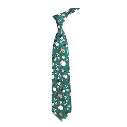 KAREN66 Krawatten für Weihnachten - Herren Weihnachts Krawatte Muster Woven Party Krawatte Feiertagskrawatten Festliche Krawatte Hochzeit Krawatte (D, One Size) von KAREN66