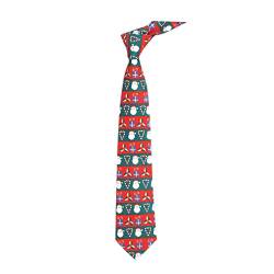 KAREN66 Krawatten für Weihnachten - Herren Weihnachts Krawatte Muster Woven Party Krawatte Feiertagskrawatten Festliche Krawatte Hochzeit Krawatte (E, One Size) von KAREN66