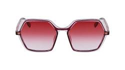 KARL LAGERFELD Damen KL6083S Sonnenbrille, Dunkle Erdbeere/Rose, Einheitsgröße von KARL LAGERFELD