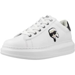 KARL LAGERFELD Damen Kapri Freizeit-Sneaker Sneaker Weiß 39 EU von KARL LAGERFELD