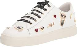 KARL LAGERFELD Damen Katzenstifte Sneaker, Helles Weiß, 40 EU von KARL LAGERFELD