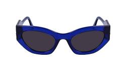 KARL LAGERFELD Damen Kl6122s Sonnenbrille, Hellblau, Einheitsgröße von KARL LAGERFELD