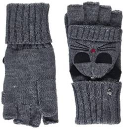 KARL LAGERFELD Damen L2kg7124-heg-one Gr Handschuhe für kaltes Wetter, Granit meliert, Einheitsgröße von KARL LAGERFELD