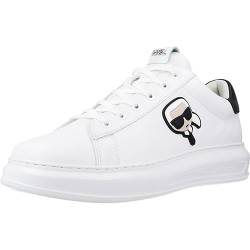 KARL LAGERFELD Herren Kapri Tennisschuhe Sneaker Weiß 44 EU von KARL LAGERFELD