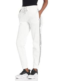 KARL LAGERFELD PARIS Damen Sport Knit Jogger, Soft White, Large, Weiß (Soft White), Groß von KARL LAGERFELD
