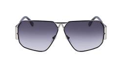 KARL LAGERFELD Unisex KL339S Sonnenbrille, Silber Glänzend, Einheitsgröße von KARL LAGERFELD