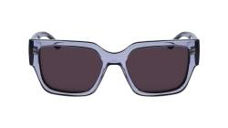 KARL LAGERFELD Unisex KL6142S Sunglasses, Grey, 55 von KARL LAGERFELD