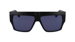 KARL LAGERFELD Unisex KLJ6148S Sunglasses, Matte Black, 57 von KARL LAGERFELD