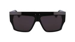 KARL LAGERFELD Unisex KLJ6148S Sunglasses, Shiny Black, 57 von KARL LAGERFELD