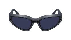 KARL LAGERFELD Unisex Kl6128s Sonnenbrille, Metallic-grau, Einheitsgröße von KARL LAGERFELD