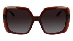 Karl Lagerfeld Damen KL6059S Sonnenbrille, Burgunderrote Trilayer, Einheitsgröße von KARL LAGERFELD