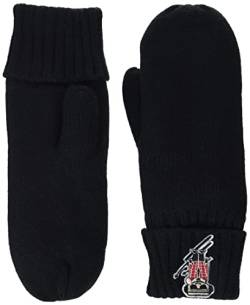 Karl Lagerfeld Paris Damen L2kg7141-blk-one Gr Handschuhe für kaltes Wetter, Schwarz, Einheitsgröße von KARL LAGERFELD