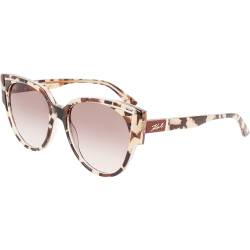 Karl Lagerfeld Unisex KL6068S Sunglasses, 235 Tortoise/Crystal, 44 von KARL LAGERFELD