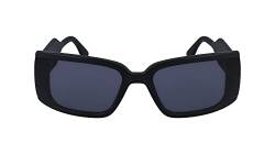 Karl Lagerfeld Unisex KL6106S Sunglasses, Matte Black, Einheitsgröße von KARL LAGERFELD