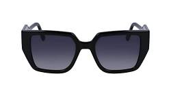 Karl Lagerfeld Women's KL6098S Sunglasses, Black, Einheitsgröße von KARL LAGERFELD