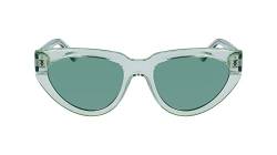 Karl Lagerfeld Women's KL6100S Sunglasses, Green, Einheitsgröße von KARL LAGERFELD