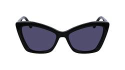Karl Lagerfeld Women's KL6105S Sunglasses, Black, Einheitsgröße von KARL LAGERFELD