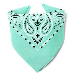 ...KARL LOVEN - Jade Bandana - Paisleymuster - 100% Baumwolle - Dicker Stoff - 20 Exklusivfarben von ...KARL LOVEN