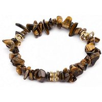 KARMA Armband Armband Damen braun Steine gold Kristalle, Kiesel Natur Armschmuck Geschenk Damen von KARMA