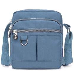 KARRESLY Lässige Nylon börse Handtasche Crossbody Tasche Wasserdichte Schultertasche für Frauen, Blau (blau), EinheitsgröÃŸe von KARRESLY