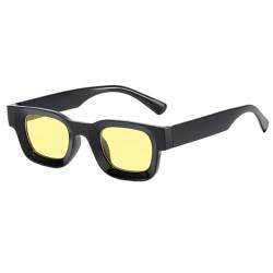 KASFDBMO Coole Futuristen-Sonnenbrille für den Außenbereich, übergroße Schattierungen, Trendsetter, Futuristen, Hipster, mehrfarbig, dicker Rahmen, Sonnenbrille für Damen, merhfarbig von KASFDBMO