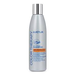 Kativa COLOR Therapy Ant i- Brass Shampoo - Szampon do Haar neutralisiert Gelbtöne 250 ml von KATIVA
