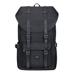 KAUKKO Rucksack Damen Herren 17 Zoll für 15" Notebook Lässiger Daypacks Backpacks von KAUKKO