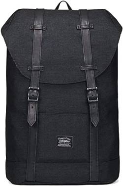 KAUKKO Rucksack Damen Herren Schön und Praktisch Daypack für Schule, Uni, Beruf und Freizeit mit 14" Laptopfach Tasche für den Alltag,18L von KAUKKO