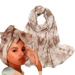 KAVINGKALY Hijab Kopftuch Damen Muslimisch Chiffon Hijab Moderne Islamische Chiffon Kopftücher für Damen Türkische Premium Qualität Damen Tuch Schal von KAVINGKALY