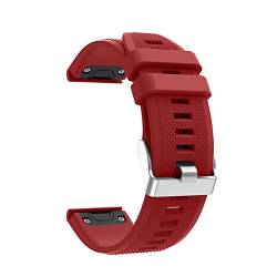 KAVJU 20 mm Smartwatch-Armband für Garmin Fenix 5S/5S Plus/6S/6S Pro, Schnellverschluss-Armband, Silikon, Rotgold, Ersatzzubehör, For Fenix 5S, Achat von KAVJU