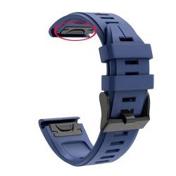 KAVJU 20 mm Smartwatch-Armband für Garmin Fenix 5S/5S Plus/6S/6S Pro, Schnellverschluss-Armband, Silikon, Rotgold, Ersatzzubehör, For Fenix 6S, Achat von KAVJU