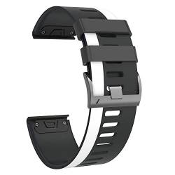 KAVJU 20 x 26 mm Smartwatch-Armbänder für Garmin Fenix 6 6XPro 5X 5 Plus 3 3HR Forerunner 935 945 Schnellverschluss-Armband aus Silikon, 26mm Fenix 6X 6X Pro, Achat von KAVJU