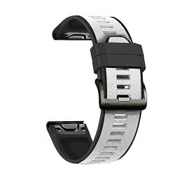 KAVJU 22 x 26 mm Silikon-Smartwatch-Armbänder für Garmin Fenix 6X 6 Pro 5X 5 Fenix 7X 7 935 3HR D2 Uhrenarmband Quick Easyfit Armband Correa, 26mm Fenix 5X 6XPro, Achat von KAVJU