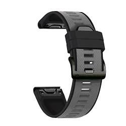 KAVJU 22 x 26 mm Silikon-Smartwatch-Armbänder für Garmin Fenix 6X 6 Pro 5X 5 Fenix 7X 7 935 3HR D2 Uhrenarmband Quick Easyfit Armband Correa, 26mm For Fenix 5X 5XPlus, Achat von KAVJU